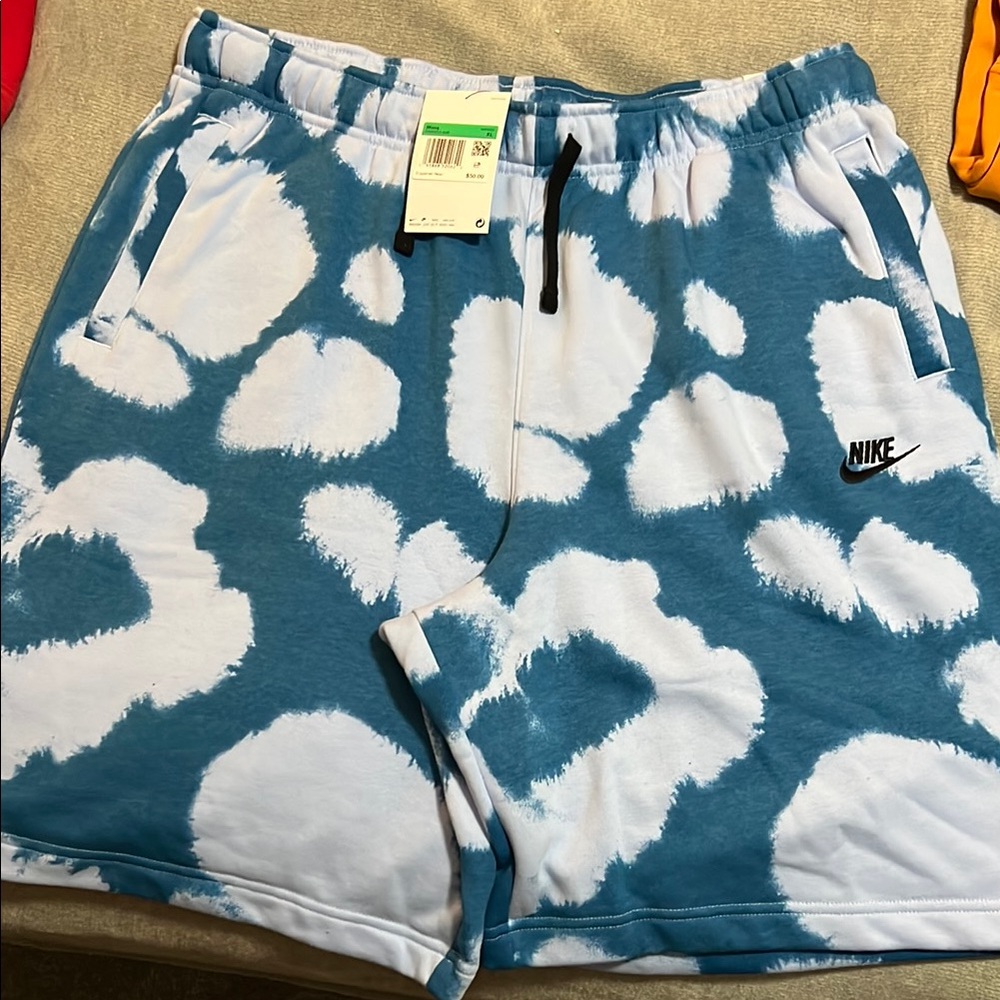 Nike Men's Athletic Shorts in Teal and White